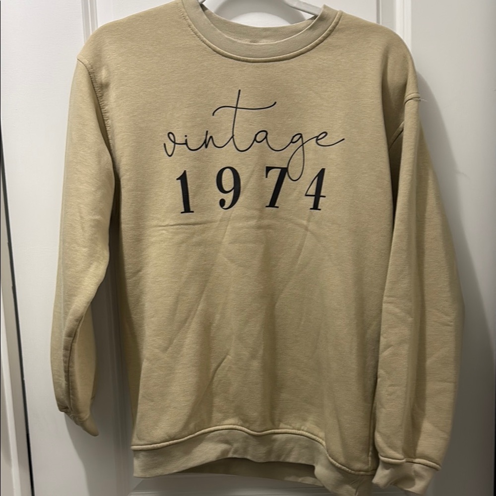 Vintage 1974 Beige Sweater